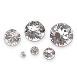 144-piece Foilback Clear Crystal Stone Assortment