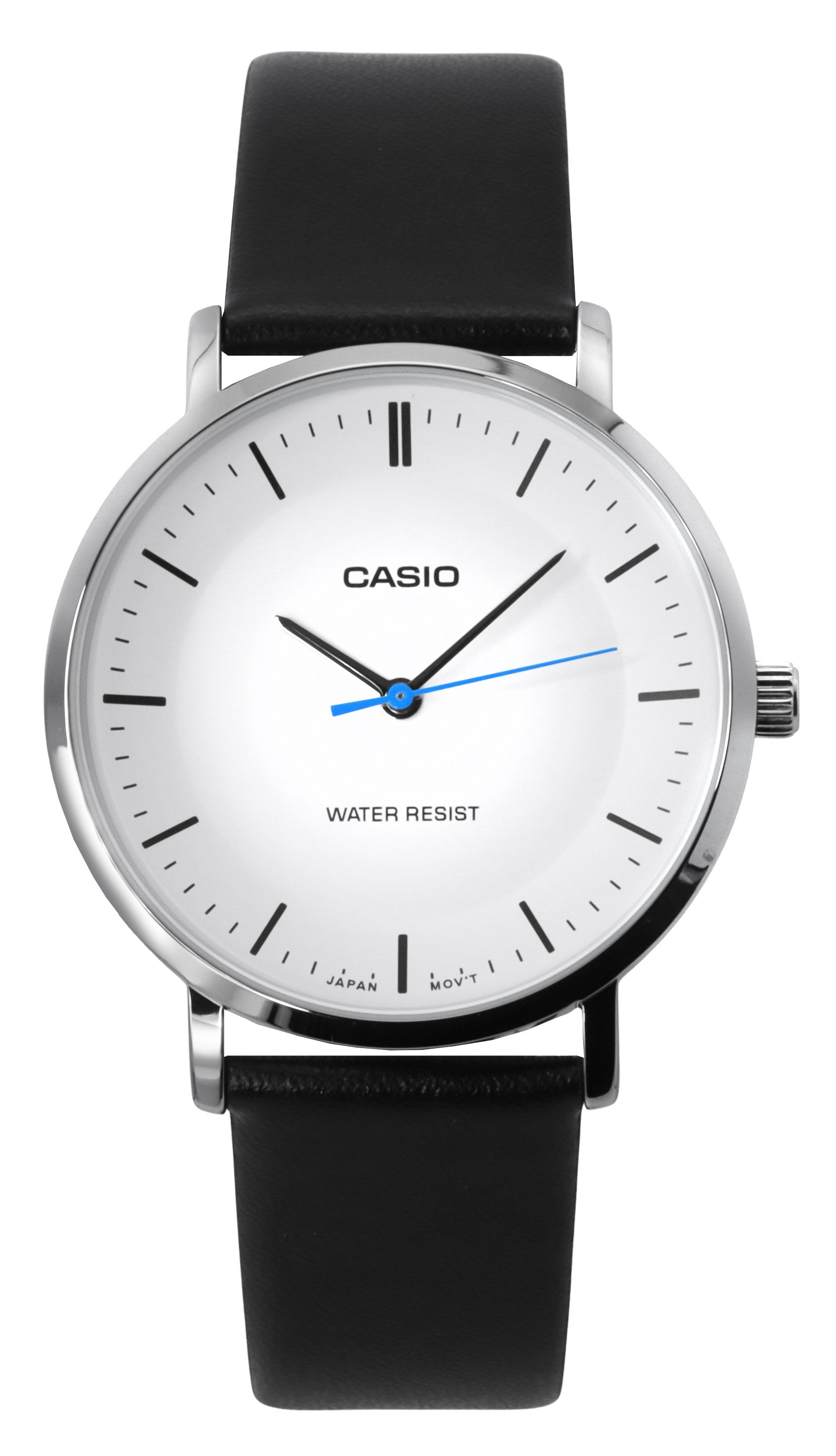 Casio Standard Analog Leather Strap White Dial Quartz MTP-VT04L-7E