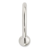 Sterling Silver 1 Screw-off Ball Key Chain