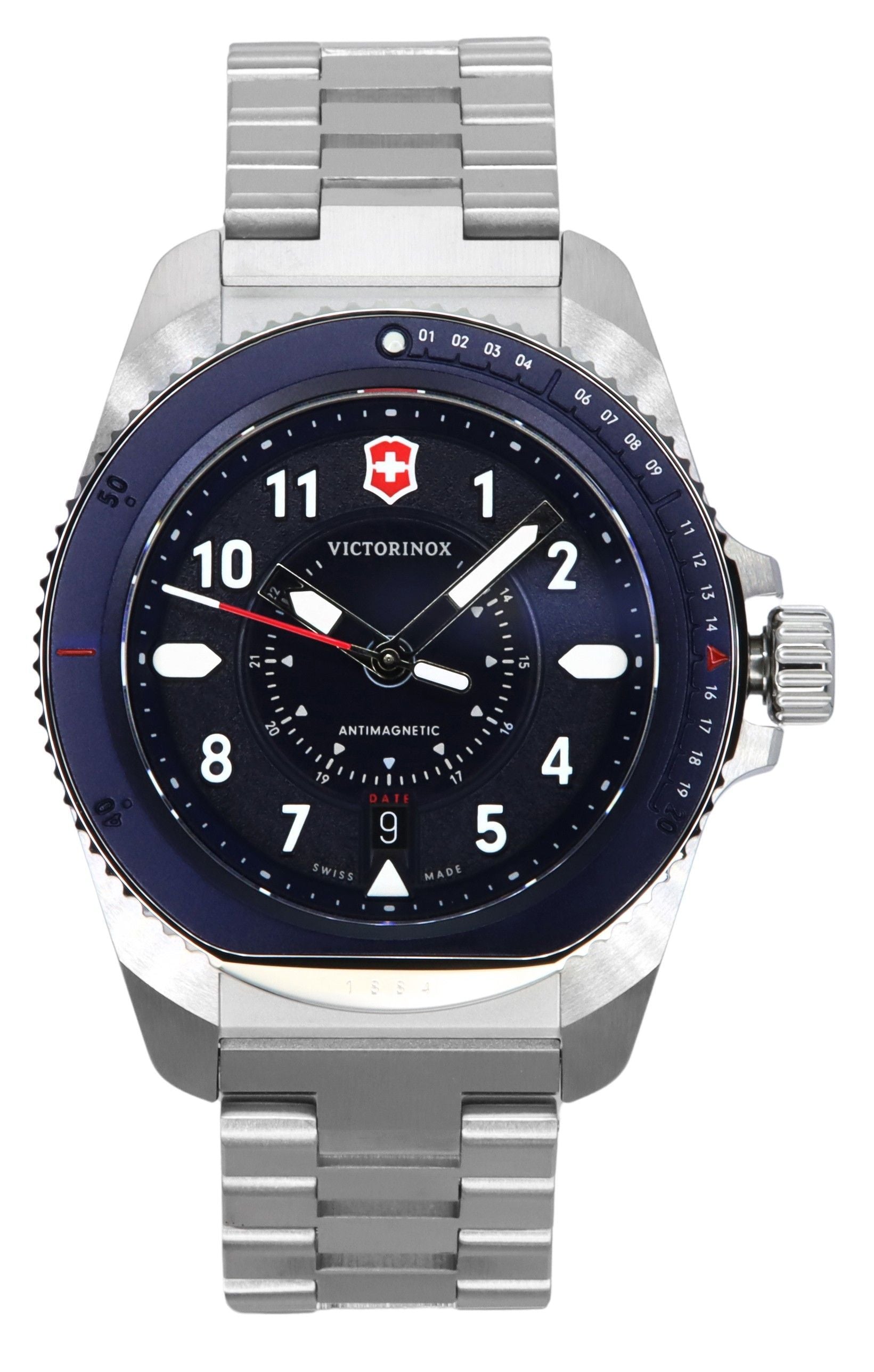 Victorinox Journey 1884 Stainless Steel Blue Dial Quartz Diver's