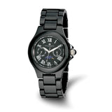 Charles-Hubert Black Ceramic Multifunction Black Dial Watch