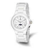 Charles-Hubert White Ceramic Multifunction White Dial Watch