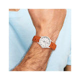 Charles-Hubert Stainless Steel White Dial with Day and Date Watch