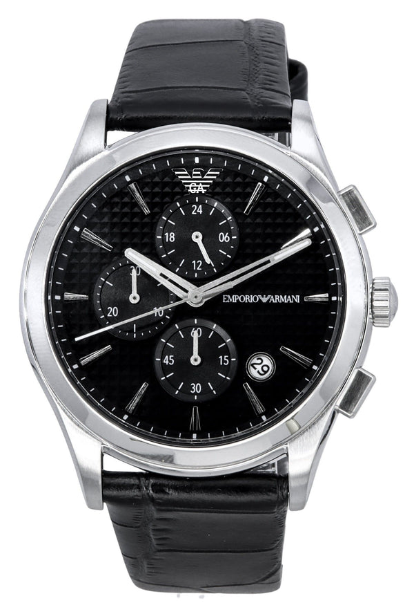 Emporio Armani Paolo Chronograph Black Dial Quartz AR11530 Men's Watch