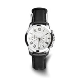 DeBeer 18mm Black Glove Leather with Gold-tone Panerai Style Buckle 7.75 inch Watch Band