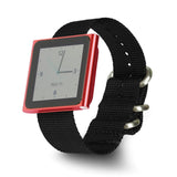 DeBeer 22mm One-Piece Black Military Ballistic G10 Nylon with Brushed Stainless Steel Buckle 10.75 inch Watch Band