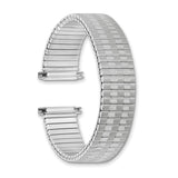 DeBeer 12-16mm Ladies Satin and Polished Stainless Steel Thin-Flexo Expansion Link 5.75 inch Watch Band