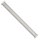 DeBeer 11-15mm Ladies Sanded and Polished Stainless Steel Thin-Flexo Expansion Link 6 inch Watch Band