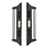 Gilden 38mm Apple Watch Pair of Black Adapters Fits 20mm Watch Band