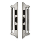 Gilden 42mm Apple Watch Pair of Steel Adapters Fits 24mm Watch Band