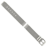 18mm Stainless Steel Fine Mesh 2-Piece Watch Strap