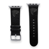 Gametime Atlan. Falcons Leather Band fits Apple Watch (42/44mm S/M Black)