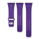 Gametime Balt. Ravens Deboss Silicon Band fits Apple Watch (42/44mm Purple)