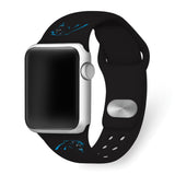 Gametime Carol. Panthers Silicon Band fits Apple Watch (38/40mm Black)