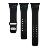 Gametime Carol. Panthers Silicon Band fits Apple Watch (42/44mm Black)