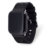 Gametime Vegas Raiders Leather Band fits Apple Watch (38/40mm S/M Black)
