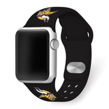 Gametime Minn. Vikings Silicon Band fits Apple Watch (42/44mm Black)