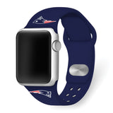 Gametime NE Patriots Silicon Band fits Apple Watch (42/44mm Navy)