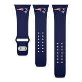 Gametime NE Patriots Silicon Band fits Apple Watch (42/44mm Navy)