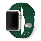 Gametime NY Jets Deboss Silicon Band fits Apple Watch (42/44mm Green)