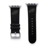 Gametime Phila. Eagles Leather Band fits Apple Watch (38/40mm S/M Black)