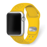 Gametime Pitts. Steelers Deboss Silicon Band fits Apple Watch (42/44mm Gold