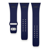 Gametime Seatt. Seahawks Deboss Silicon Band fits Apple Watch (42/44mm Navy