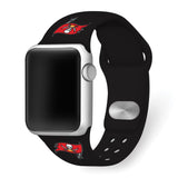 Gametime TB Buccaneers Silicon Band fits Apple Watch (38/40mm Black)