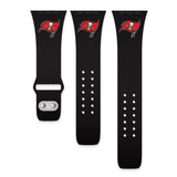 Gametime TB Buccaneers Silicon Band fits Apple Watch (38/40mm Black)
