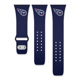 Gametime Tenn. Titans Silicon Band fits Apple Watch (38/40mm Navy)