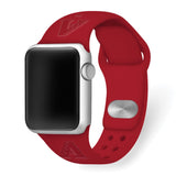 Gametime AZ Diamondbacks Deboss Silicon Band fits Apple Watch (42/40mm Red)