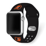 Gametime Balt. Orioles Silicon Band fits Apple Watch (38/40mm Black)