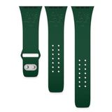 Gametime Oakland A's Deboss Silicon Band fits Apple Watch (38/40mm Green)