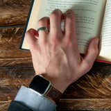 Gametime Seatt. Mariners Leather Band fits Apple Watch (38/40mm M/L Brown)