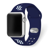 Gametime Tampa Bay Rays Silicon Band fits Apple Watch (42/44mm Navy)