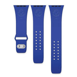 Gametime TX Rangers Deboss Silicon Band fits Apple Watch (42/44 Blue)