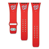 Gametime Wash. Nationals Silicon Band fits Apple Watch (42/44mm Red)