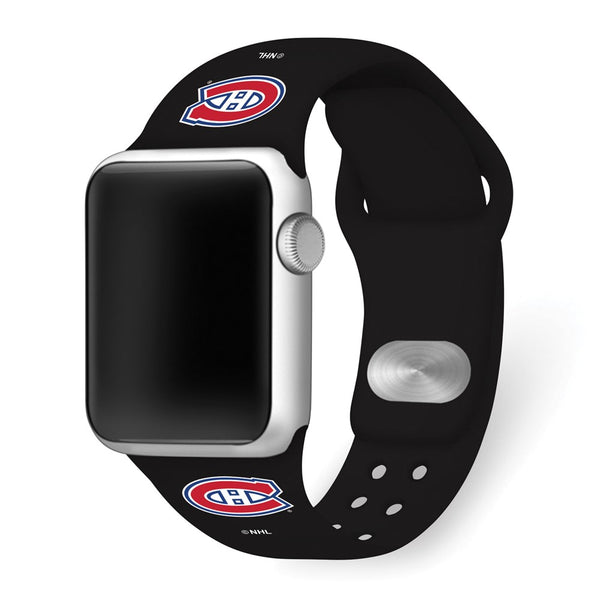 Gametime Mont. Canadiens Silicon Band fits Apple Watch (38/40mm)