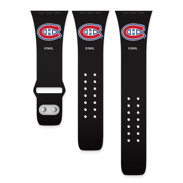 Gametime Mont. Canadiens Silicon Band fits Apple Watch (38/40mm)