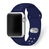 Gametime St Louis Blues Deboss Silicon Band fits Apple Watch (38/40mm Navy)
