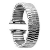 Gilden for Apple 42/44mm Smart Watch Mens Long Stainless Steel 7.5 inch Expansion Watch Band with Stainless Steel Adapters