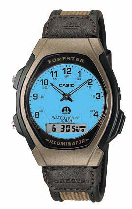 Casio NEW CASIO FORESTER ANALOG BLACK MENS WATCH