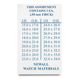 54-piece Flat Caseback Gasket Assortment