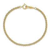 Gold-tone Brass 4.25mm Double Link Cable Pocket Watch Chain
