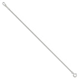 Silver-tone Steel 3.25mm Curb Pocket Watch Chain