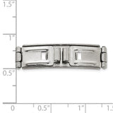 Stainless Steel Economy Butterfly Clasp 4x9x33mm (64mm open)