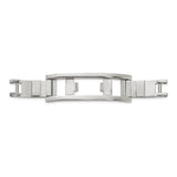 Stainless Steel Flat Hinge Butterfly Clasp 4x10x34mm