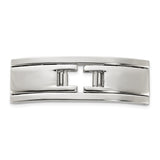 Stainless Steel Flat Hinge Butterfly Clasp 4x10x34mm