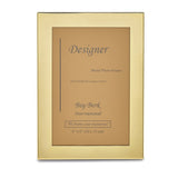 Solid Brass Polished Lacquer-coated 4x6 Photo Frame