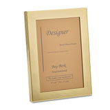 Solid Brass Polished Lacquer-coated 4x6 Photo Frame